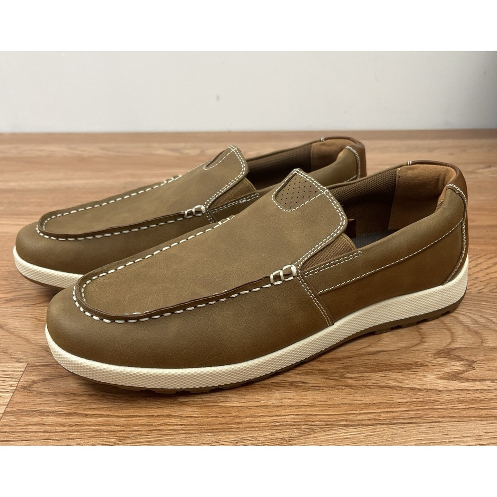 St. John's Bay Casual Loafers Dry + Cool Memory Foam Slip-on Men's Size 8.5 NEW